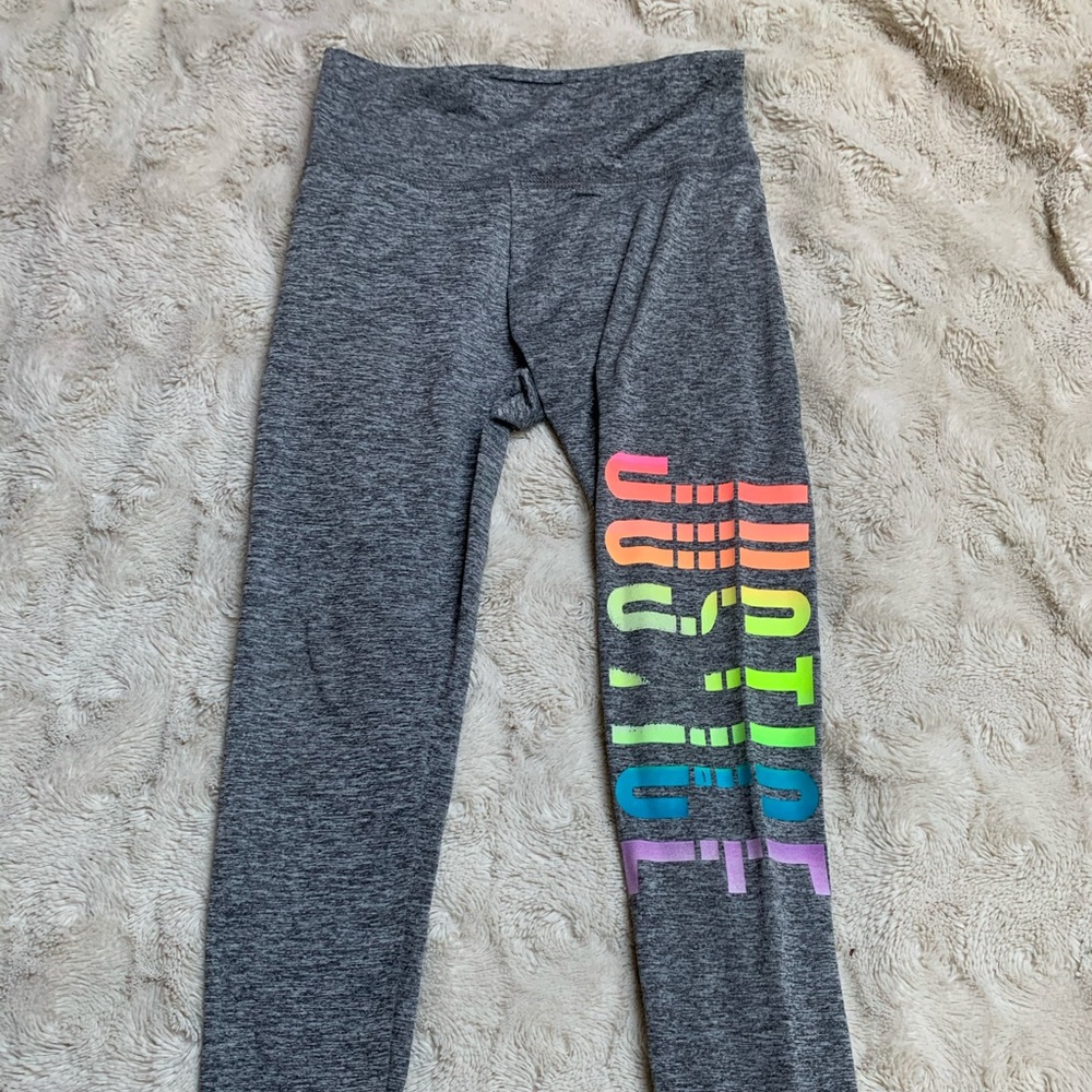 Justice leggings size 8
